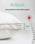 Down feather pillow (gusset)