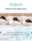 Adjustable BESPOKE® memory foam pillow + pillow protector