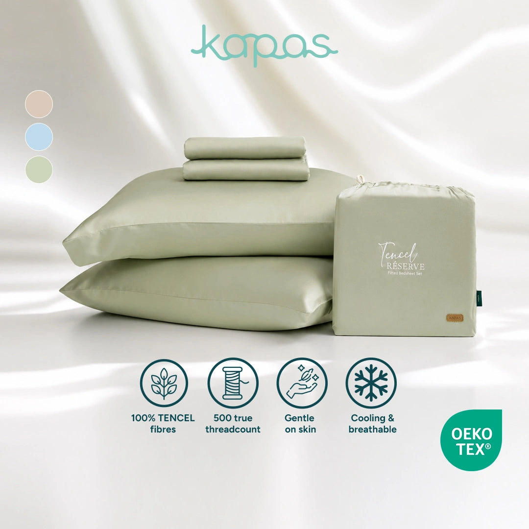 TENCEL™ Reserve fitted bedsheet set