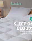 Kapas Kapas Cloud Mattress Topper, Premium Cooling Fabric