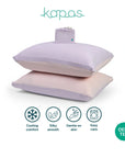 Cooling Pillowcase (x2) - Instant Cool-to-Touch & Stretchable