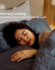 Extra-long staple cotton fitted bedsheet set