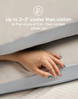 Cooling Pillowcase (x2) - Instant Cool-to-Touch & Stretchable