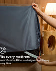 Extra-long staple cotton fitted bedsheet set