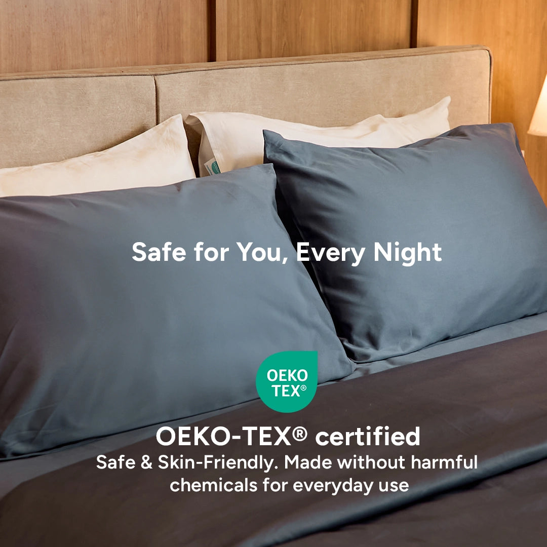 Extra-long staple cotton fitted bedsheet set