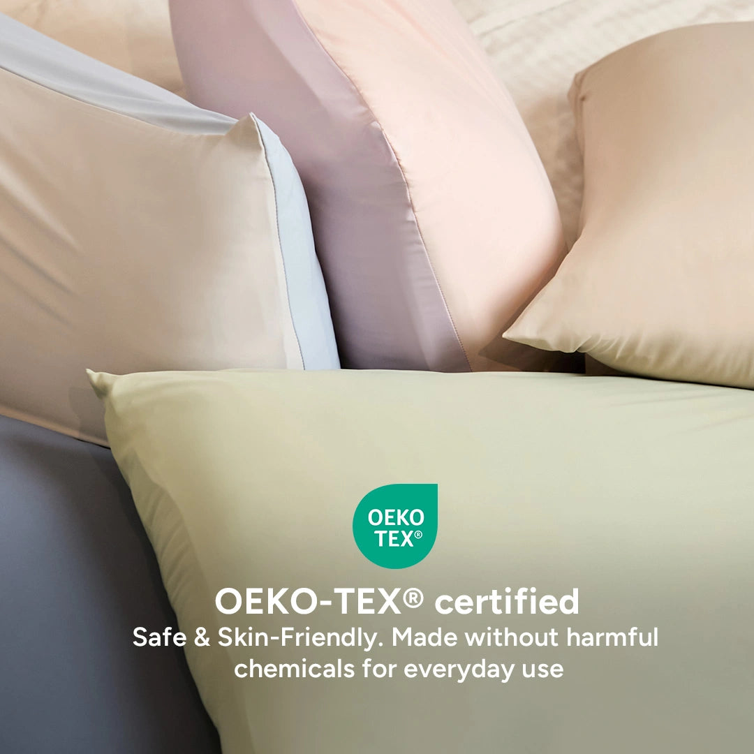 Cooling Pillowcase (x2) - Instant Cool-to-Touch &amp; Stretchable