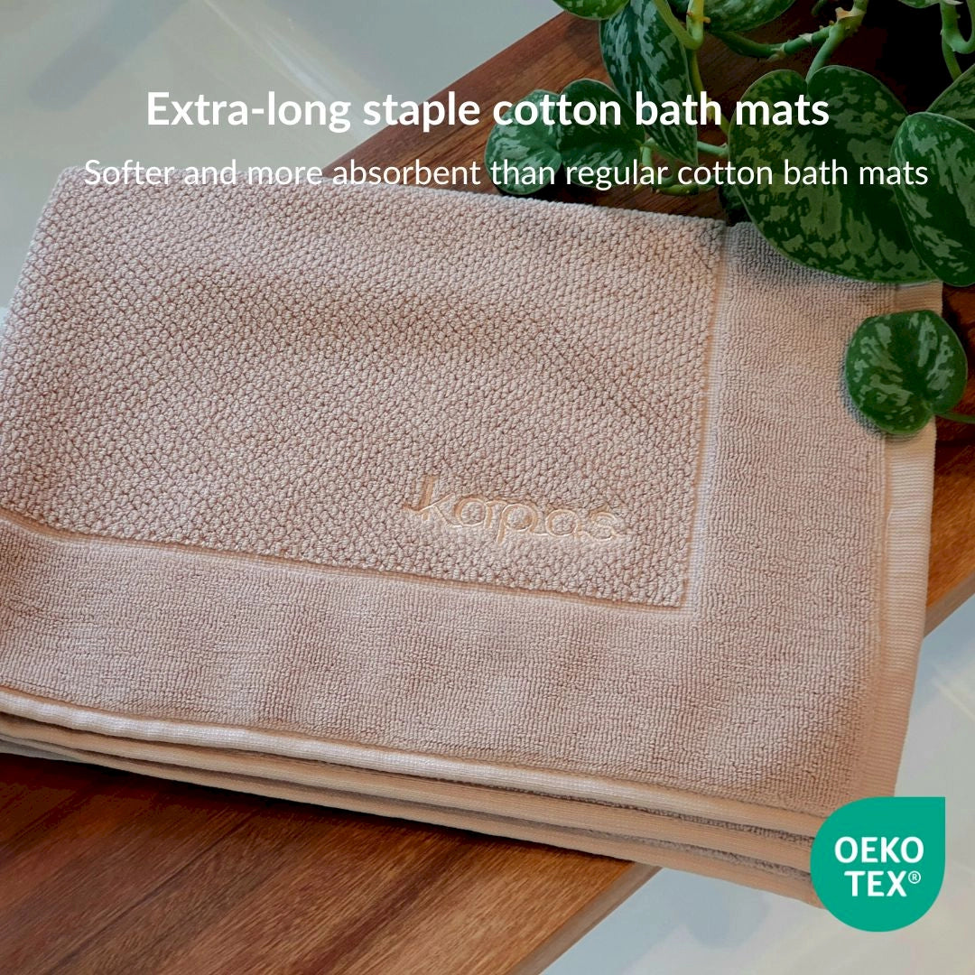 1. Long staple cotton bath mat common