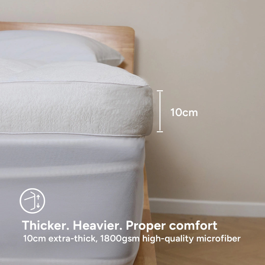 Kapas Living Singapore Kapas Cloud Mattress Topper | Premium Cooling Fabric | 1800gsm cooling mattress topper