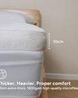 Kapas Kapas Cloud Mattress Topper, Premium Cooling Fabric