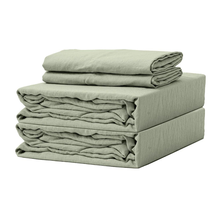 100% French flax linen duvet cover set