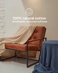 [Christmas New Launch] 100% Cotton Knitted Blanket
