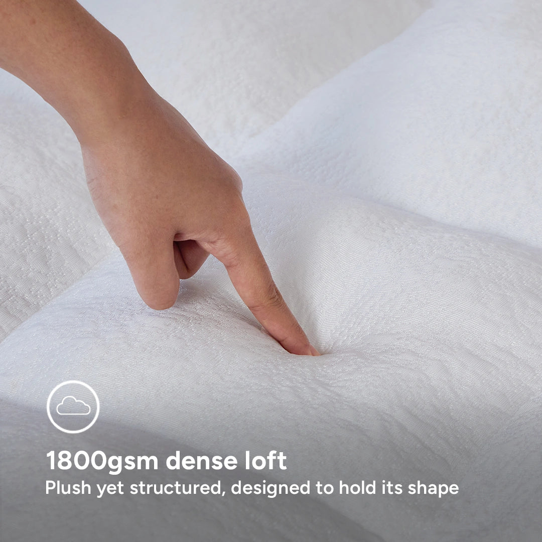Kapas Kapas Cloud Mattress Topper, Premium Cooling Fabric