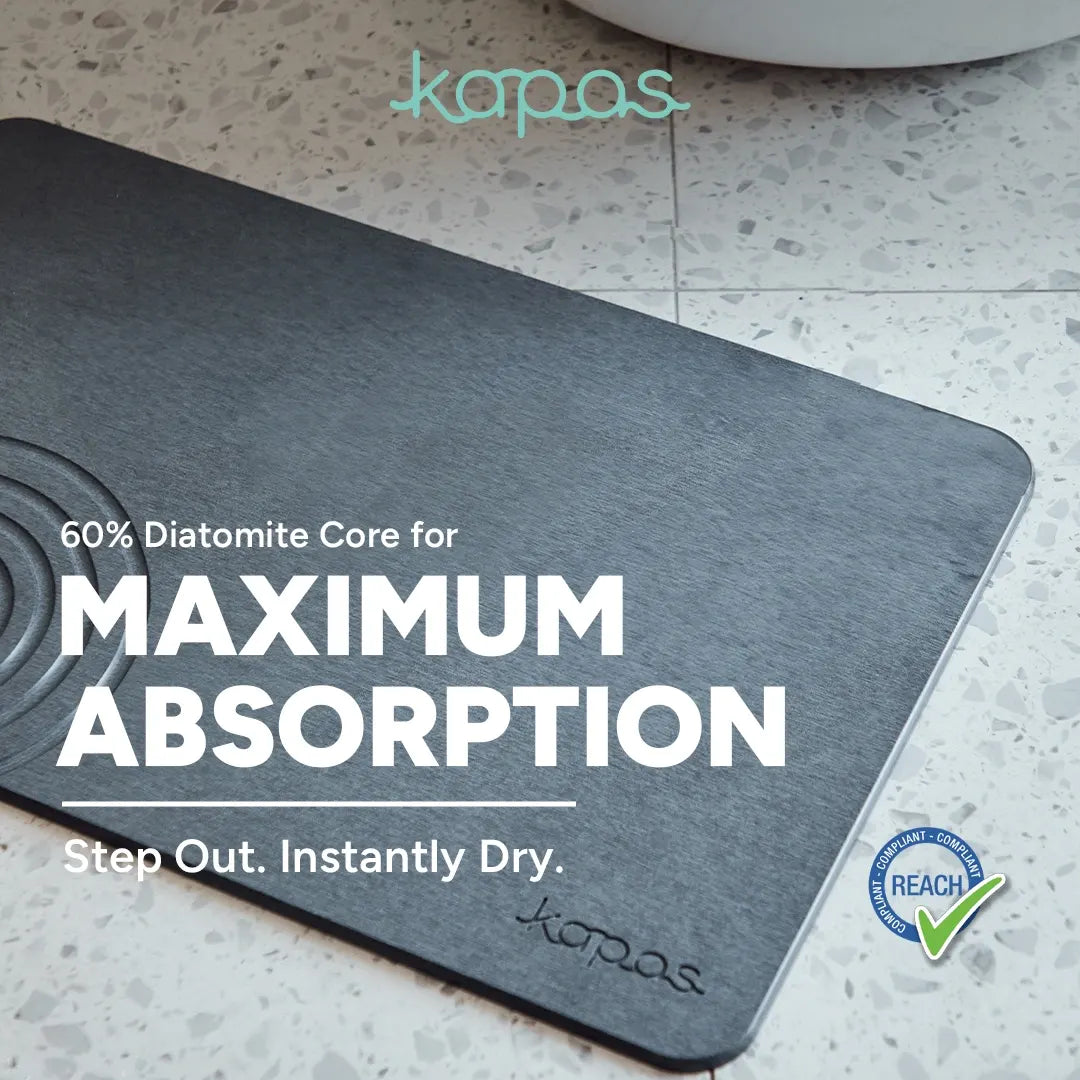 Kapas Living Singapore Stone Diatomite Bath Mat