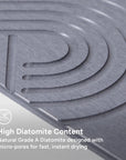 Kapas Stone Diatomite Bath Mat