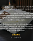 Aura Memory foam pillow