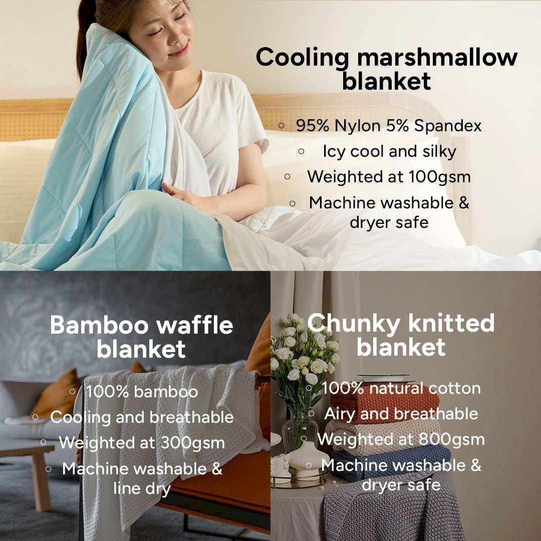 Cooling Marshmallow Blanket