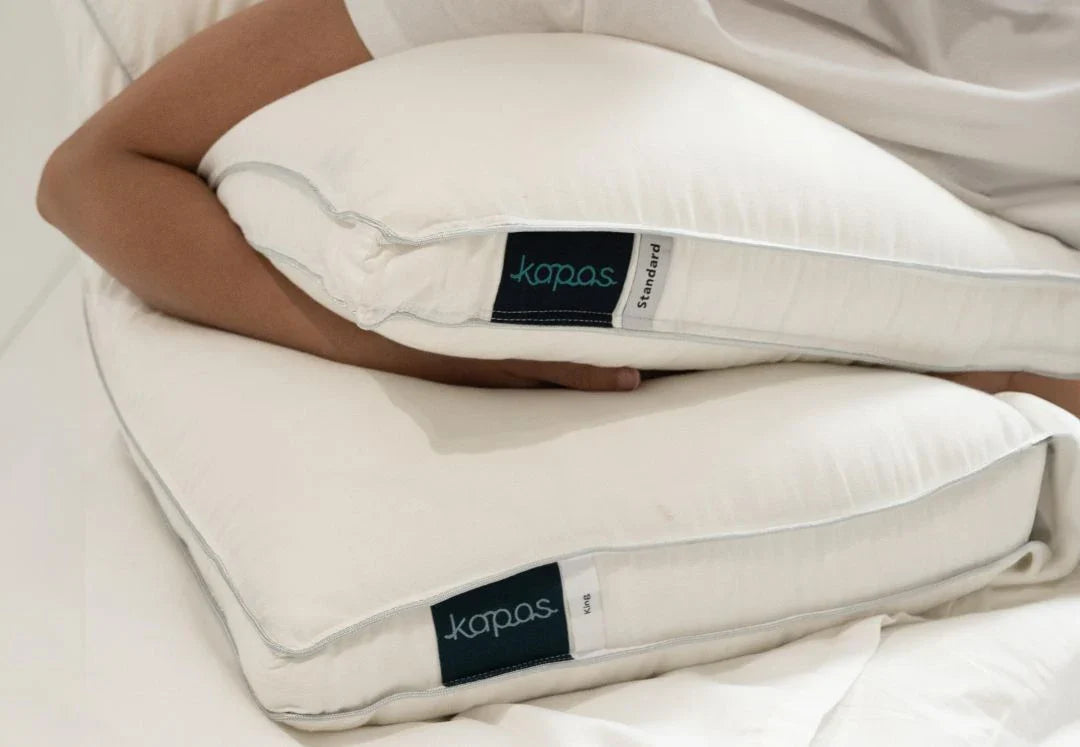Kapas Alternative Down Pillow In Action Kapas Living