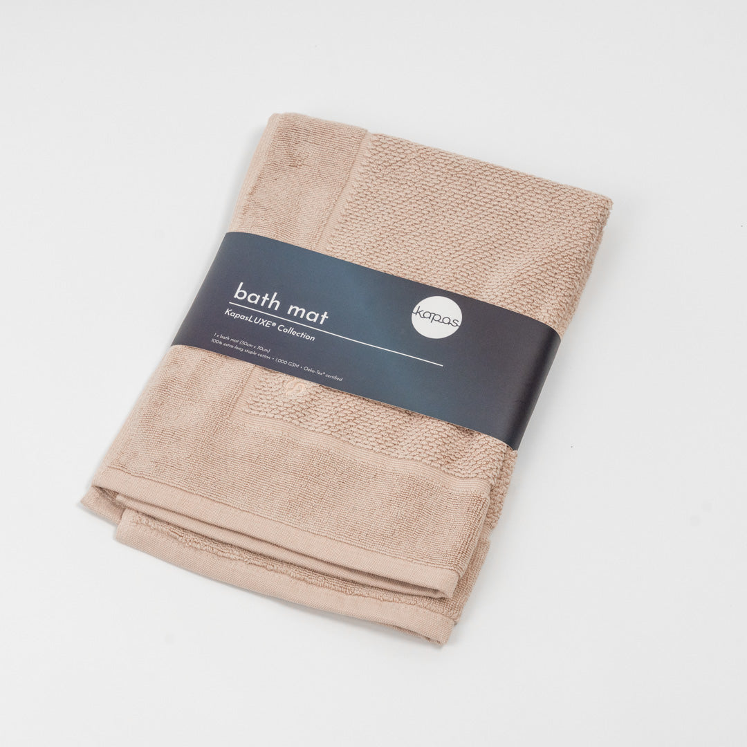 KapasLUXE® extra-long staple bath mat