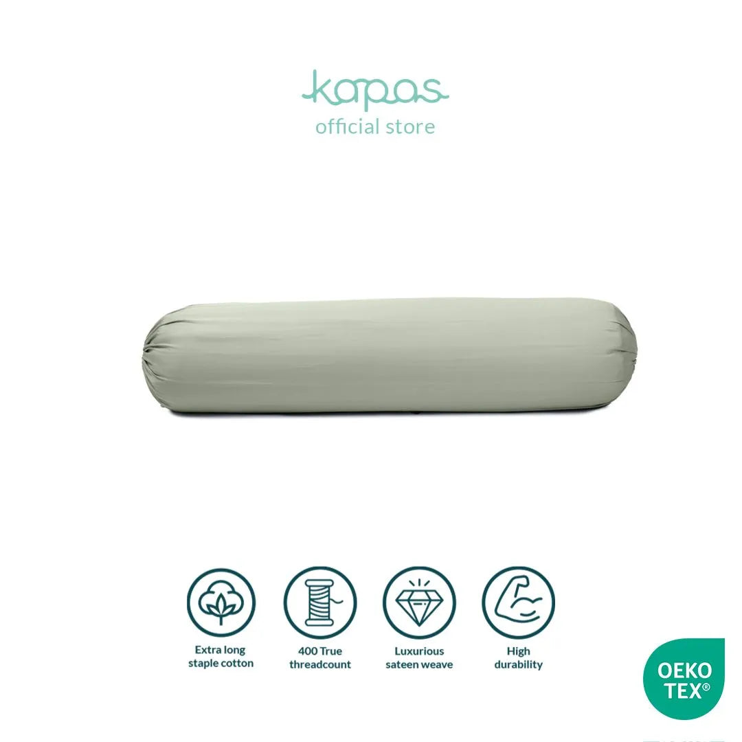 Extra-long staple cotton bolstercase Cotton bolstercase- Kapas Living Singapore