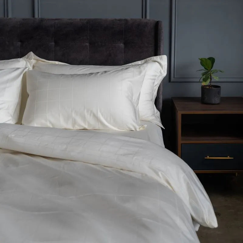 Extra-long staple cotton duvet cover set Cotton duvet cover set- Kapas Living Singapore