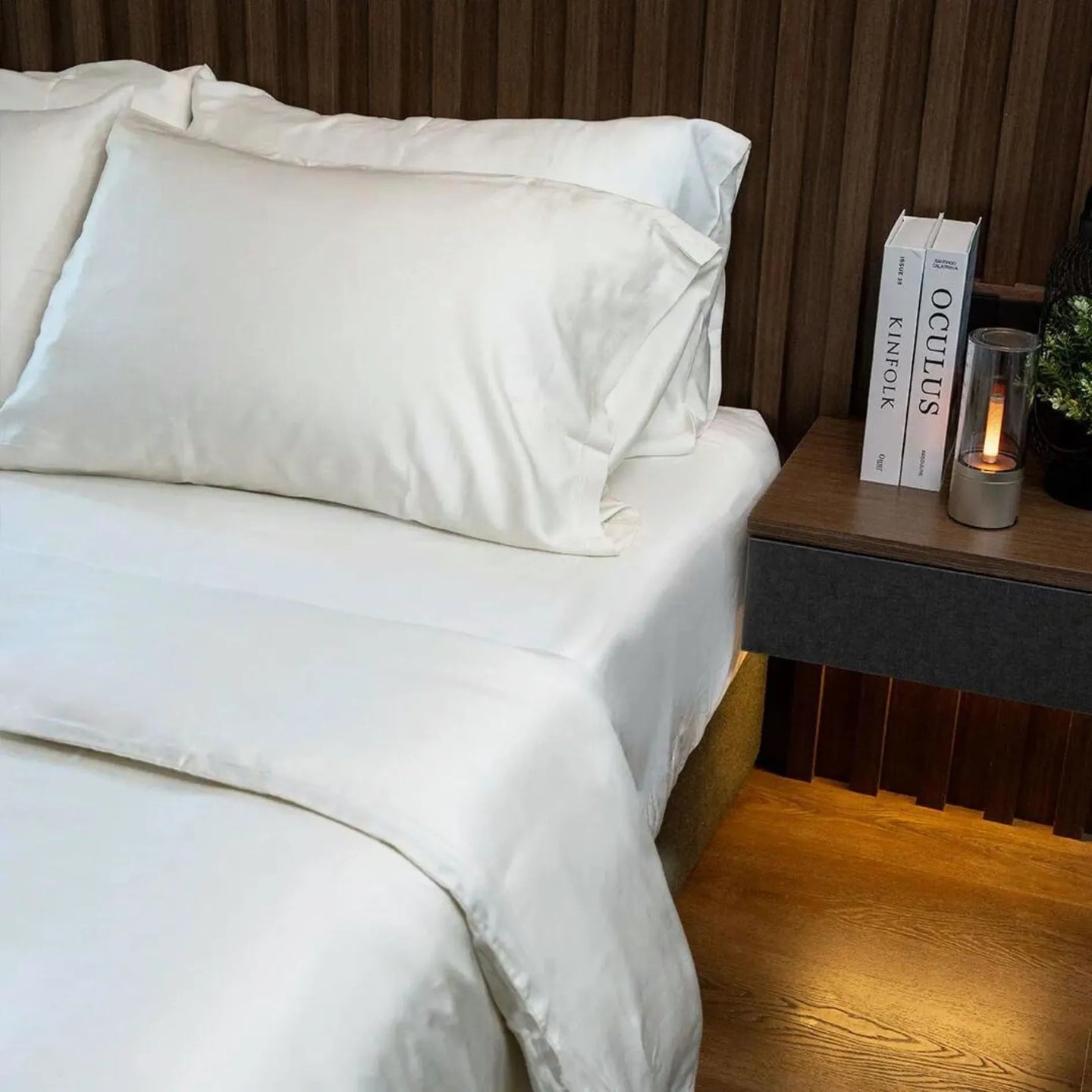 Kapas TENCEL duvet cover set in Ivory