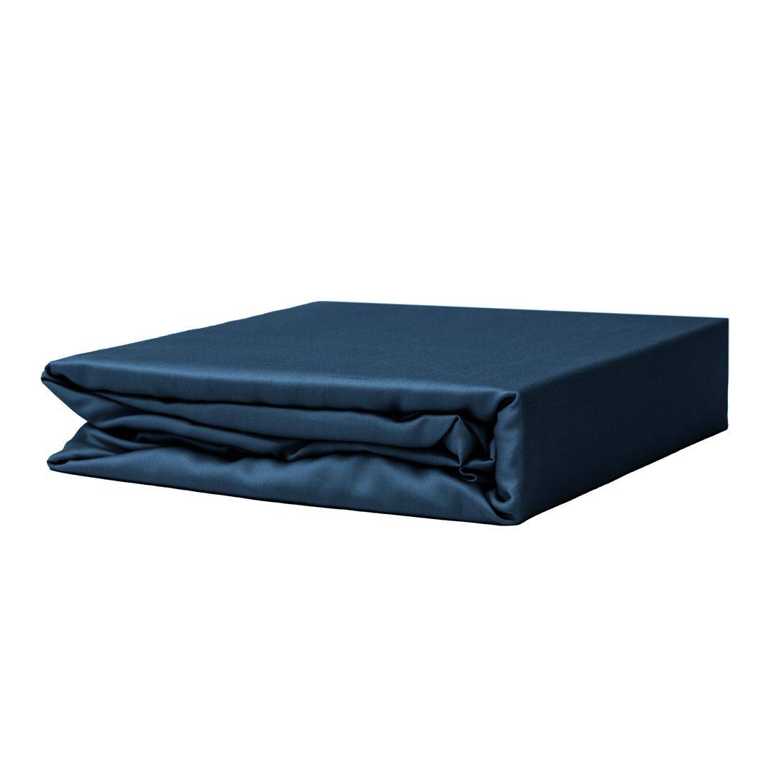 Extra-long staple cotton duvet cover- Dark blue