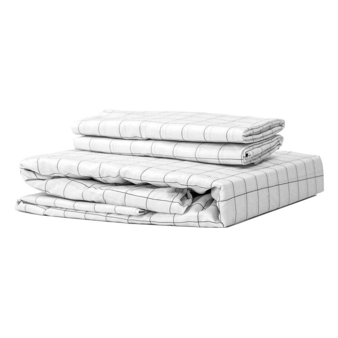 Fitted bedsheet set, Extra-long staple cotton - Kapas Living Singapore