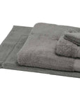 KapasLUXE® bath towel set (3 pieces)- Steel grey