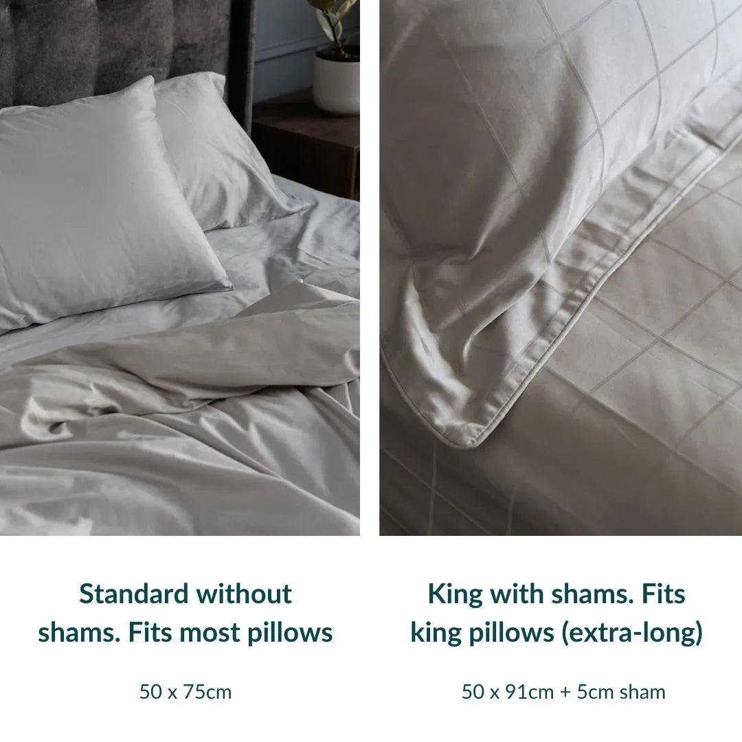 Extra large king pillowcases best sale