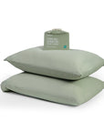 Cooling Pillowcase (x2) - Instant Cool-to-Touch & Stretchable