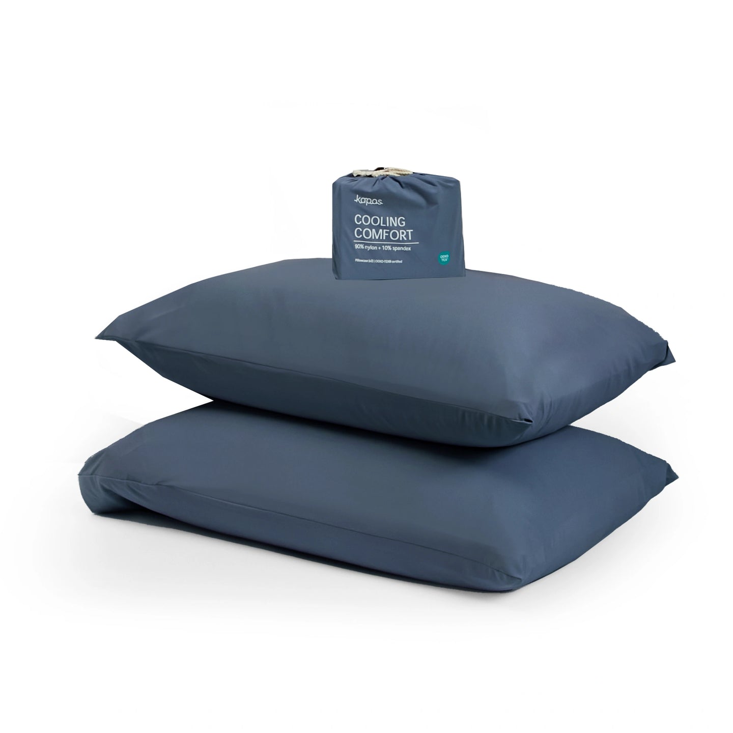 Cooling Pillowcase (x2) - Instant Cool-to-Touch &amp; Stretchable