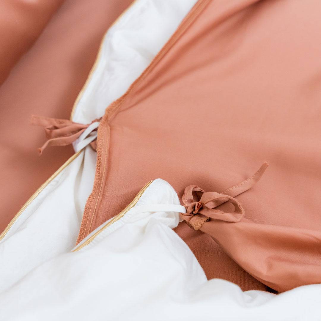 TENCEL™ duvet cover terracotta