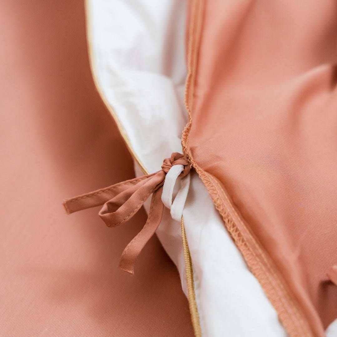 TENCEL™ duvet cover terracotta