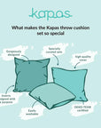 Feather throw cushions/pillows
