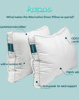 Alternative down pillow Alternative down pillow- Kapas Living Singapore