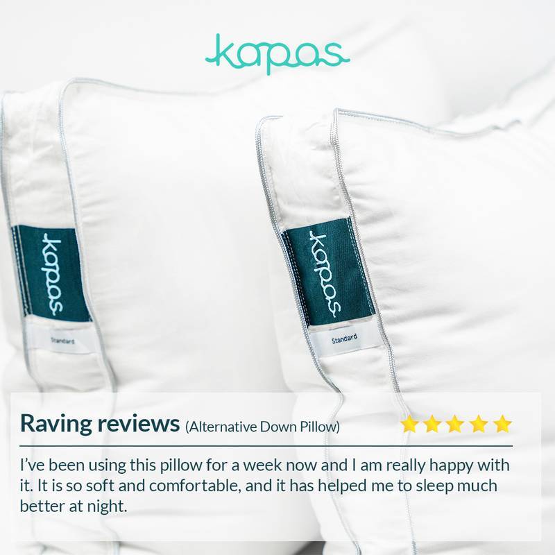 Alternative down pillow Alternative down pillow- Kapas Living Singapore