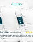 Alternative down pillow Alternative down pillow- Kapas Living Singapore