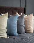 Bamboo waffle throw cushions/pillows (insert + cover) Bamboo waffle throw cushions- Kapas Living Singapore