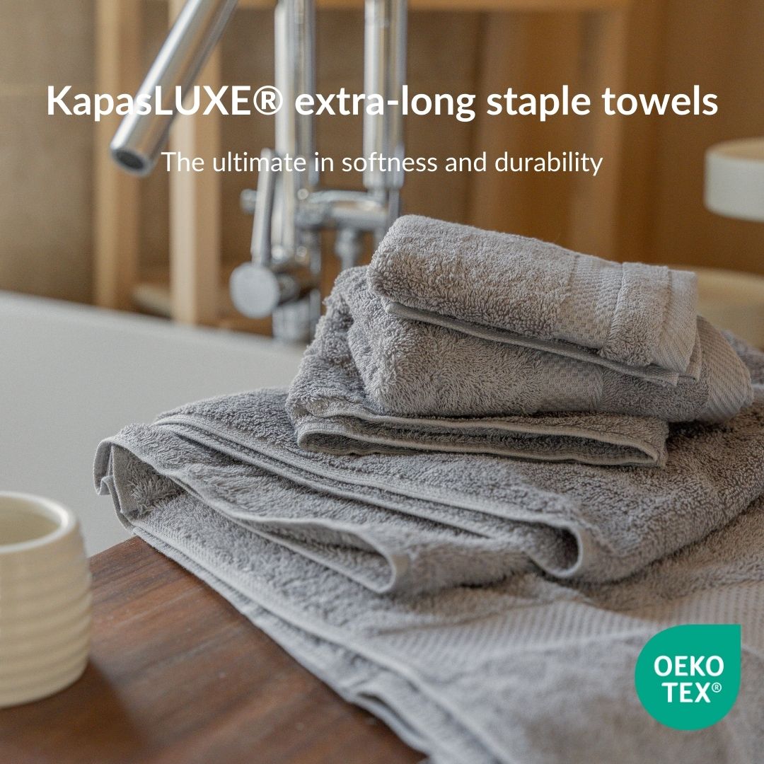 KapasLUXE® towel collection | 100% extra-long staple cotton