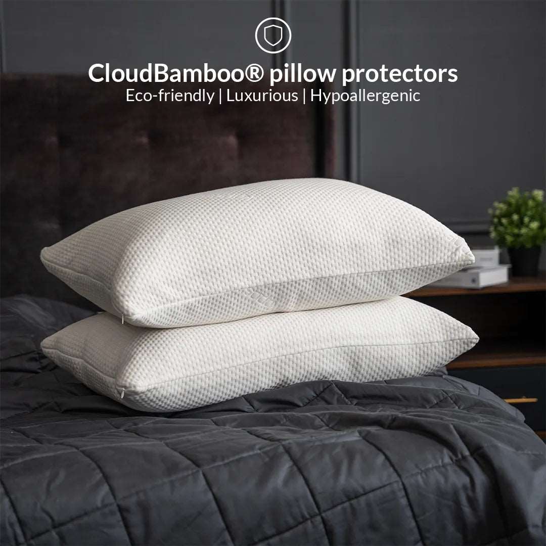 CloudBamboo® pillow protectors (2 pieces) Pillow protectors- Kapas Living Singapore