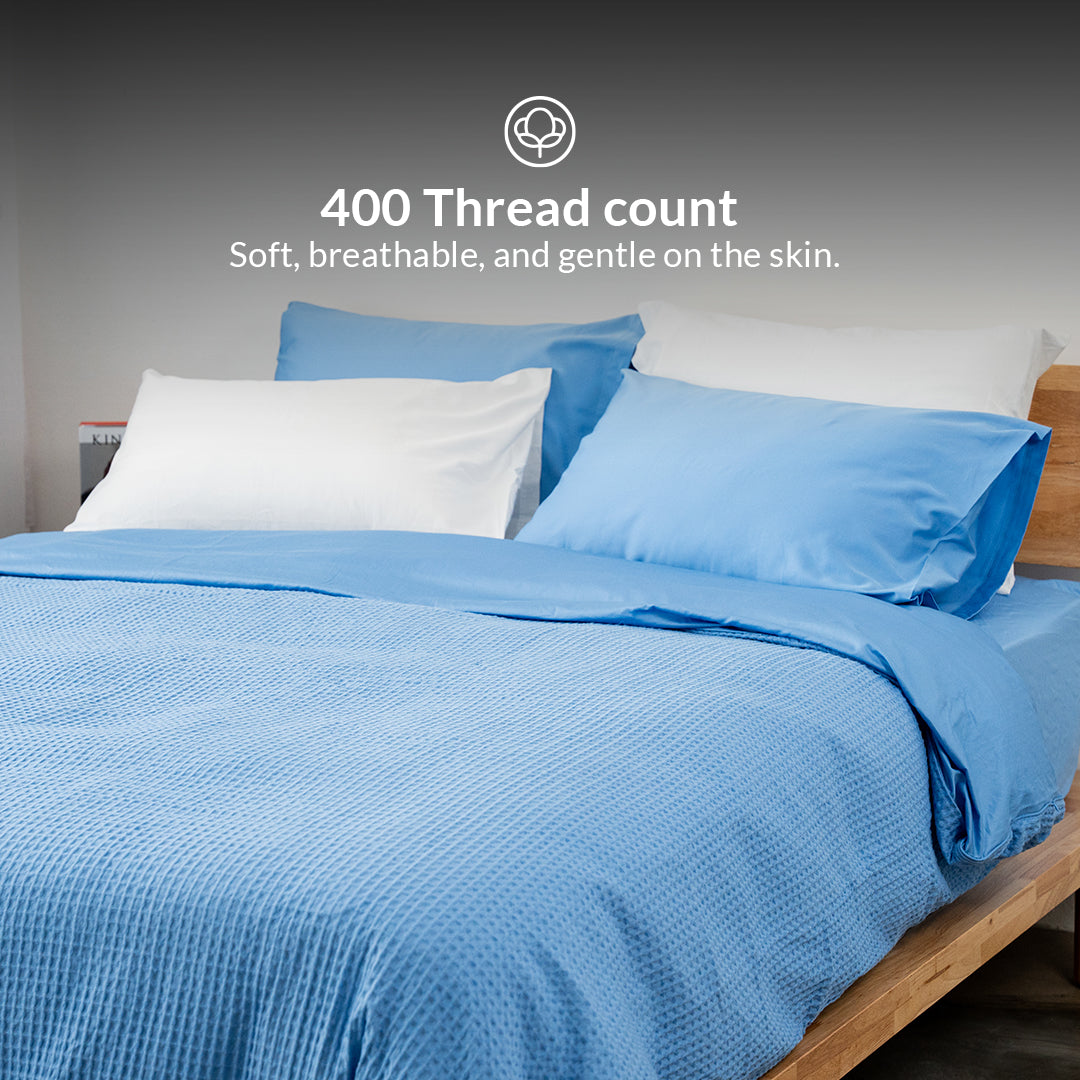 Extra-long staple cotton duvet cover