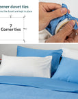 Extra-long staple cotton duvet cover