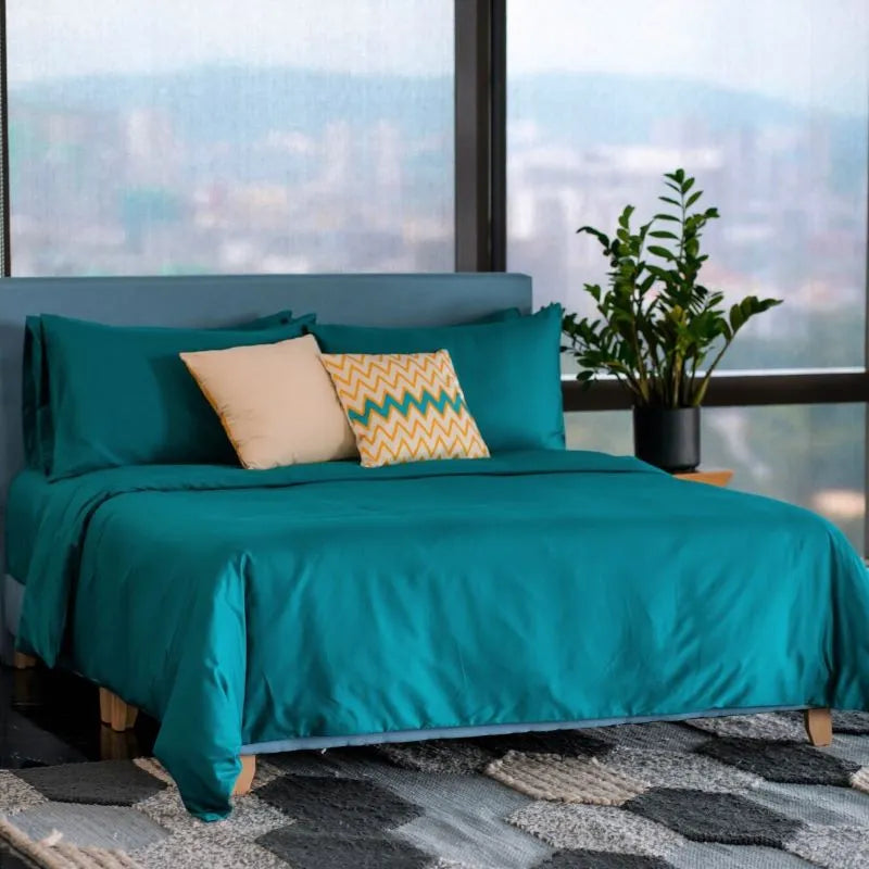 Extra-long staple cotton duvet cover set Cotton duvet cover set- Kapas Living Singapore