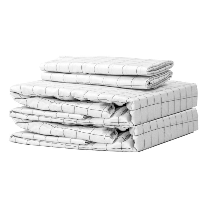 Extra-long staple cotton duvet cover set