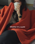 100% Cotton Herringbone Blanket