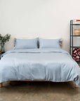 TENCEL™ duvet cover french blue